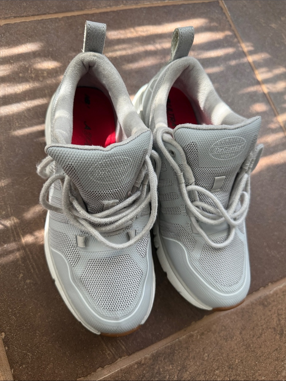 Men's Lightweight Grey Mesh Sneakers - Comfortable Everyday Trainers